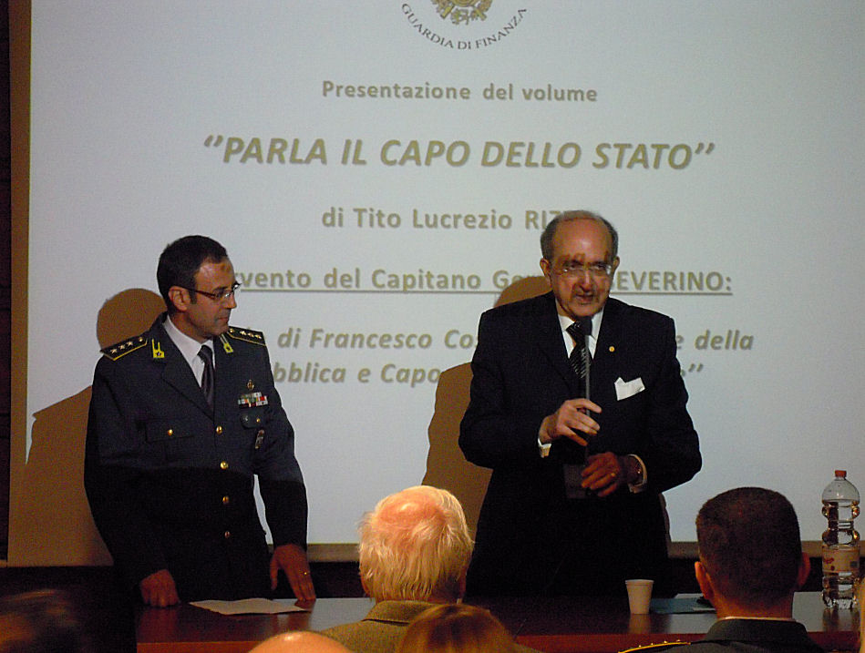 Gerardo Severino con Tito Lucrezio Rizzo, 13 marzo 2013