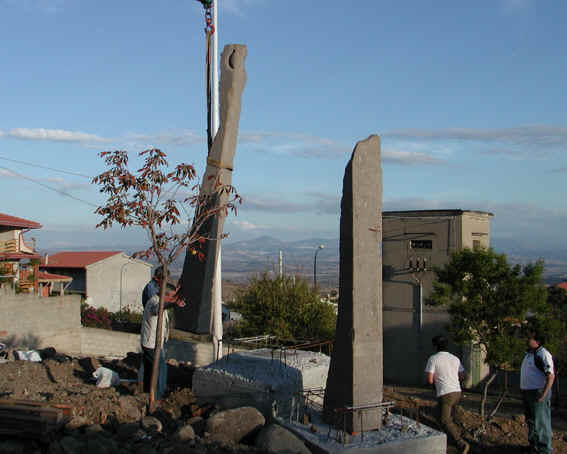 Lavori per Monumento al Donatore di Sangue