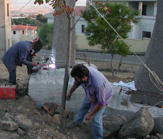 Lavori per Monumento al Donatore di Sangue