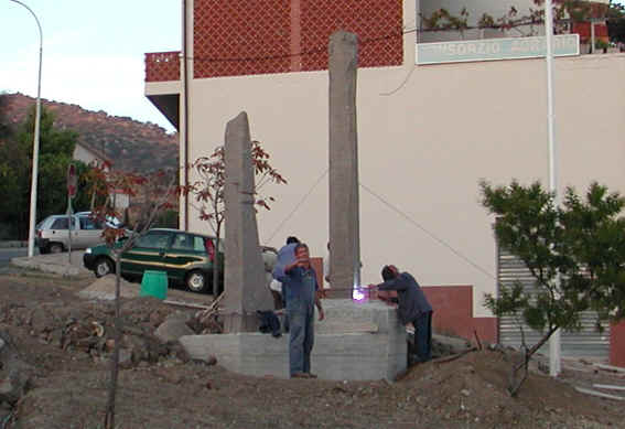 Lavori per Monumento al Donatore di Sangue