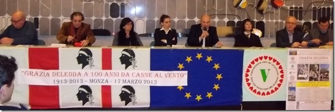 A Monza, i relatori del Convegno su Grazia Deledda, 17 marzo 2013